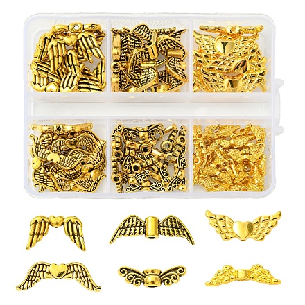 105 шт. бусины из сплава в тибетском стиле TIBEB-FS0001-09-1