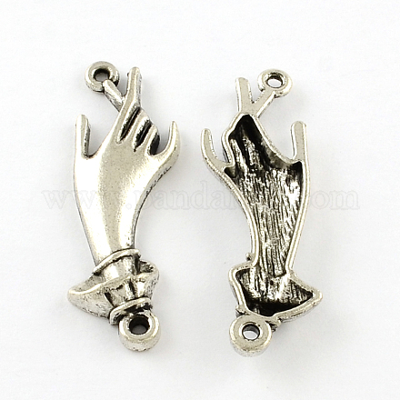 Соединители из цинкового сплава в тибетском стиле X-TIBEP-R334-233AS-RS-1