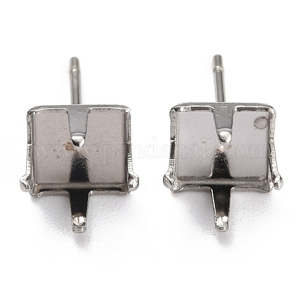 Accessoires des clous d'oreilles en 304 acier inoxydable X-STAS-B004-04P-A-1
