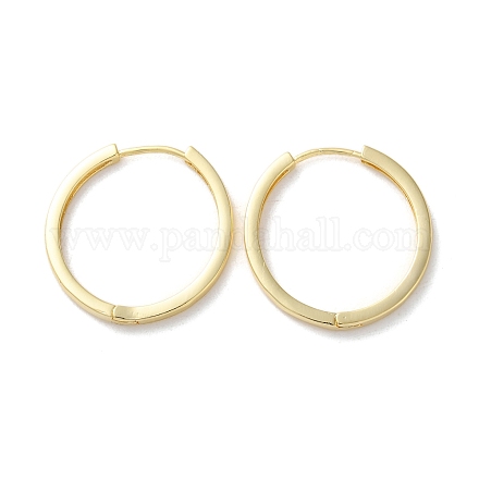 Messingring-Band-Ohrringe&nbsp;EJEW-M025-04G-1