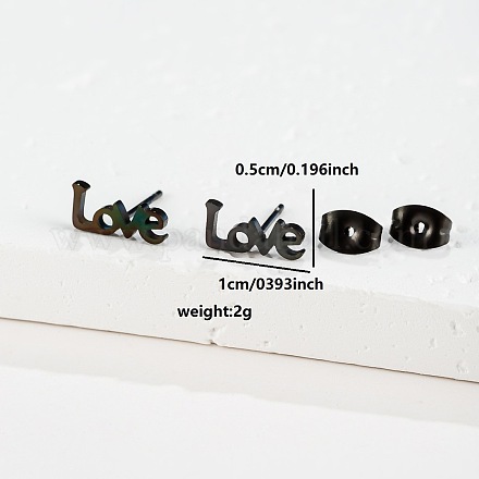 201 серьги-гвоздики из нержавеющей стали&nbsp;FS-WGB18B1-08-1