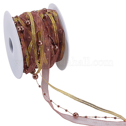 15 m langes Spitzenband aus Polyester OCOR-WH0609-088A-1