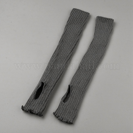 Гетры из пряжи из акрилового волокна носки AJEW-WH20064-45B-1