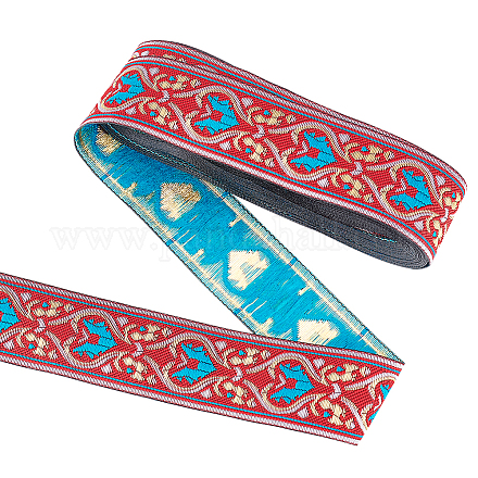 Stickerei-Polyesterbänder im ethnischen Stil OCOR-WH0077-27D-1