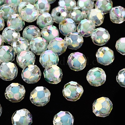 Perles en acrylique transparente TACR-S152-04B-SS2111-1