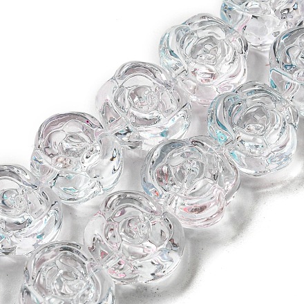 Стеклянные бусины GLAA-B018-02E-1