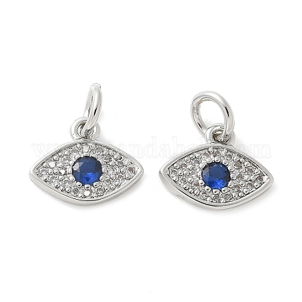 Латунные микро проложить кубического циркония подвески KK-U056-27P-1