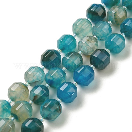 Natürliche Achat Perlen Stränge G-C039-D05-1