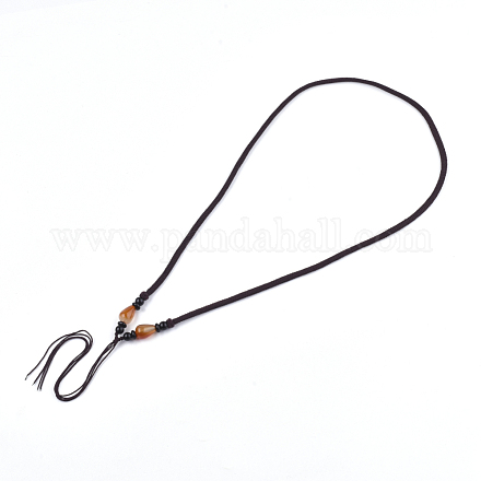 Nylon Cord Necklace Making MAK-T005-24-1