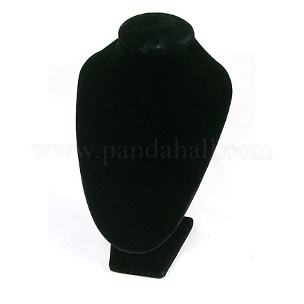 Display pequeño pedestal de terciopelo negro X-S011-1