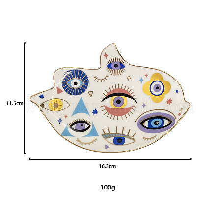 Plato de joyería de porcelana PW-WG56945-01-1