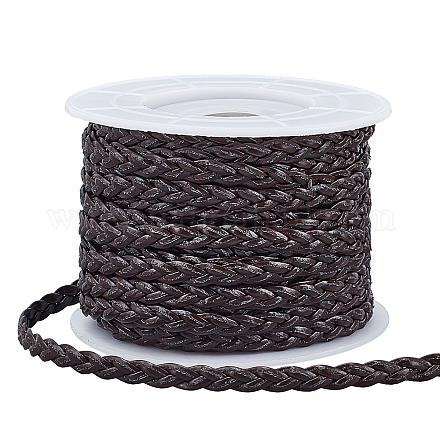 Pandahall Elite 10м плоский плетеный полиуретановый шнур FIND-PH0005-37-1