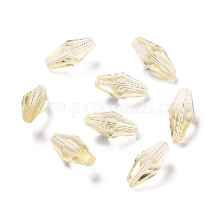 Perles en verre transparentes GLAA-G078-A-08-1