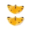Heat Shrink Plastic Pendants, Butterfly, Gold, 18x33x3mm, Hole: 1mm