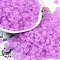 Transparent Colours Glass Seed Beads, Donut, Violet, 6.5x3mm, Hole: 1.8mm, about 30pcs/10g