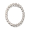 201 Stainless Steel Linking Ring, Oval, Stainless Steel Color, 20x16x1mm