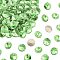 Preciosa® MAXIMA Crystal Round Stones, Czech Crystal, Bicone(436 11 177 Rivoli), Dura Foiling, 50520 Peridot, SS47(10.55~10.9mm)