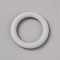 Ring Silicone Beads, Gray, 64x9.5mm, Hole: 2mm, Inner Diameter: 44mm