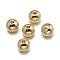 Brass Beads, Cadmium Free & Nickel Free & Lead Free, Round, Golden, 4mm, Hole: 1.5~2mm
