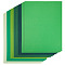 30Pcs 6 Colors A4 Craft Paper Cardstock, for DIY Card Craft Making, Rectangle, Green, 298x210x0.4mm, 5pcs/color