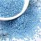MIYUKI Round Rocailles Beads, Japanese Seed Beads, (RR1018) Silverlined Aqua AB, 11/0, 2x1.3mm, Hole: 0.8mm, about 5500pcs/50g
