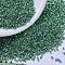 MIYUKI Delica Beads, Cylinder, Japanese Seed Beads, 11/0, (DB0426) Galvanized Dark Mint Green, 1.3x1.6mm, Hole: 0.8mm, about 10000pcs/bag, 50g/bag