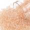 TOHO Round Seed Beads, Japanese Seed Beads, (1813) Transparent Rainbow Peach, 11/0, 2.2mm, Hole: 0.8mm, about 1103pcs/10g