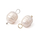 12pcs 2 colores colgantes de perlas de agua dulce cultivadas naturales FIND-YW0003-64-2