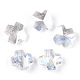 Galvanoplastie perles de verre transparentes EGLA-N012-002-NF-1