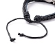 PU Leather Braided Cord Multi-strand Bracelet BJEW-F427-01G-3