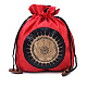 Brocart de style chinois bonne chance fortune cordon cadeau sacs de bénédiction PAAG-PW0005-08K-1