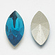 Pointed Back Glass Rhinestone Cabochons RGLA-T083-17x32mm-14-2