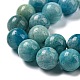 Brins de perles rondes en hémimorphite de pierres précieuses naturelles G-L145-8mm-01-5