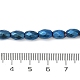 Brins de perles d'hématite synthétiques magnétiques fortes galvanisées G-P518-02C-4