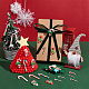 AHADERMAKER 72Pcs 12 Styles Christmas Theme Opaque Resin Cabochons CRES-GA0001-09-4