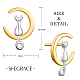 Shegrace design unico 925 orecchini in argento sterling JE395A-2