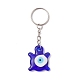 Schlüsselanhänger mit bösem Blick aus blauem Glas KEYC-JKC00730-01-1