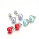 Perles à la mode de perles de verre Boucles d'oreilles clip EJEW-JE01518-1