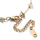 Bracelets en chaîne de perles avec pierres précieuses naturelles et synthétiques mélangées BJEW-G692-01D-3