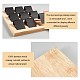 Одноуровневые витрины для сережек из древесины бука EDIS-WH0005-06-7