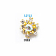 Cabochons Diamante de imitación de la aleación MRMJ-R056-03I-1