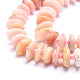 Chapelets de perles en opale rose naturelle G-E569-J25-3