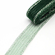 メッシュリボン  プラスチックネットスレッドコード  シルバーメタリックコード付き  濃い緑  4.5cm  25ヤード/バンドルに関する PNT-R010-4.5cm-S16-2