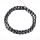 Chapelets de perles en hématite synthétique magnétique&nbsp;G-A164-12A-2