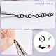 UNICRAFTALE 200Pcs Open Jump Rings 20 Gauge 5mm Round Jump Rings for Jewelry Making 304 Stainless Steel Jump Rings Black Jump Rings for DIY Earring Bracelet Key Chain Necklace Jewelry Making STAS-UN0048-94-5