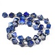 Chapelets de perles en lapis-lazuli naturel G-Z014-17-3