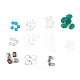 Kits de fabrication de boucles d'oreilles cadeau de bonbons de noël bricolage DIY-JP0005-72-1