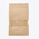 Kraft Paper Zip Lock bag OPP-WH0003-01B-1