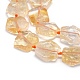 Chapelets de perles de citrine naturelle G-O170-08-3
