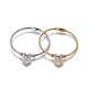 304 Stainless Steel Charms Bangles BJEW-P258-06-1